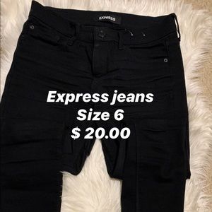 Express Black jeans